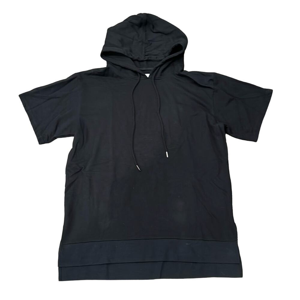 Elwood Men's Short Sleeve Hoodie Black Size L